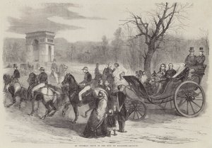 Uma unidade imperial no Bois de Boulogne